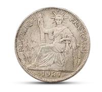 French Silver Coins, France Antique Coin, Napoleonic Ancient Coin Collection, Old Coins for Collectors, Vintage French Empire Gift for Collector - Marianna 1937