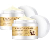 French Snail Repair Cream, Snail Essence Face Cream, Snails Cream, Face Moisturizer Cream Anti Aging Face Moisturizer Cream for Rejuvenation Skin (2pcs)