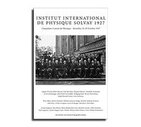 French Solvay Conference Poster, Solvay 1927 Print, Fifth Solvay International Conference, Physics Poster, Chemistry Poster, Black And White Room Living Room Wall Decor 12x18inch(30x45cm)