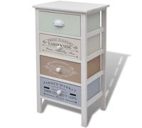 French Storage Cabinet Home Corner Cupboard Hall Chest Cabinet Wood vidaXL