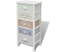 French Storage Cabinet Home Corner Cupboard Hall Chest Cabinet Wood vidaXL