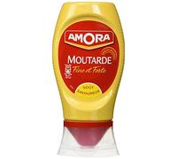 French strong Dijon mustard Amora-moutarde de Dijon fine et forte flacon souple- 2 x 265 gr
