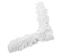 French Style PU Corner Ceiling Molding Decor with Faux Plaster Finish | White Decorative Corner Trim Molding, Secure Installation, European Touch, Suitable for Bedrooms and Versatile Rooms