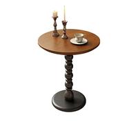 French Style Round Coffee TableAntique Corner Sofa Side Table for Living RoomCasual Small EnTable for Home Décor and Furniture