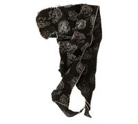 French Styles Triangular Headscarf Cashew Print Bandana Headwrap For Women And Girl Travel And Outdoor Activity Headwear