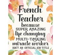 French Teacher Gifts: Funny Thank You Appreciation Present for Women Friends, Family or Coworkers