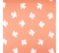 French Terry Birds Pink Summer Sweat with Loop Structure 150 cm Fabric Sold by the Metre Ideal for Towels and Bath Textiles (150 cm Width)
