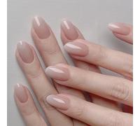 French Tip Artificial Nails Shimmering Coating Artificial Nails for Women Party Social Event Casual Outfits Decorations Coating