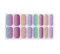 French Tip Nails Sticker Glittering Nails Polish Stickers Flowers Gels Nails Strips Nails Art Decortions Nails Supplies