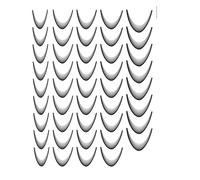 FRENCH TIP STICKERS - Long Lasting Fingertip Manicure Stickers, Gradient French Tip Nail Stickers | Vista Print Easy to Apply French Tip Nail Seal Finger Tip Sticker Nail Design for Women