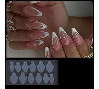 French Tips Drawing Guide Stickers French Form Gel Polish Sticker Manicure Stencil Tools