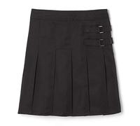 French Toast Big Girls' Two-Tab Pleated Scooter, Black, 20