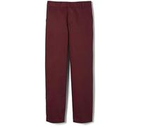 French Toast Boys Adjustable Waist Relaxed Fit (Standard & Husky) Pants, Burgundy, 16 US