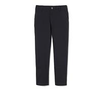 French Toast Boys' Adjustable Waist Stretch Straight Fit Chino Pant, School Uniform Black, 14