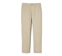 French Toast Boy's Adjustable Waist Stretch Straight Fit Chino Pant, Khaki, 16 Years
