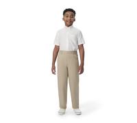 French Toast Boy's Pull-On Relaxed Fit School Uniform Pant, Khaki, 12