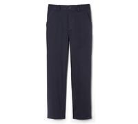 French Toast Boy's Pull-On Relaxed Fit School Uniform Pant, Navy, 4 Years