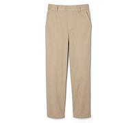 French Toast Boys' Pull-on Relaxed Fit School Uniform Pant (Standard & Husky), Khaki, 6