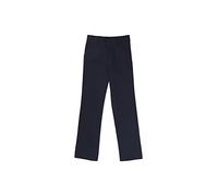 French Toast Boy's Relaxed Fit Twill Pant with Adjustable Waist, Navy Blue, 12