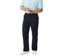 French Toast Boy's Relaxed Fit Twill Pant with Adjustable Waist, Navy Blue, 8