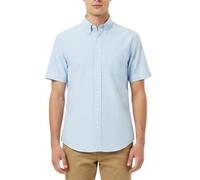 French Toast Boys Short Sleeve Classic Poplin Dress Shirt, Blue, 6 Years