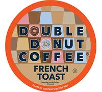 French Toast Flavored Coffee in Recyclable Single Serve Pods, French Toast Flavor for the Keurig K Cups Brewer, from Double Donuts, 24 Cups