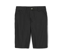 French Toast Girls' Adjustable Waist Stretch Twill Bermuda Short (Standard & Plus), School Uniform Black, 6