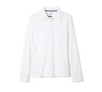 French Toast Girls' SA9424 Polo Shirt, White, S