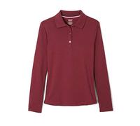 French Toast Girls' SA9424 Polo Shirt, Burgundy, S