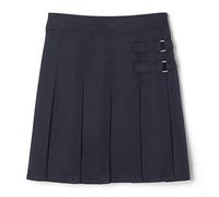 French Toast Girls Size' Two-Tab Pleated Scooter, Navy, 10.5 Plus