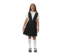 French Toast Girls' V-Neck Jumper, Black, 8
