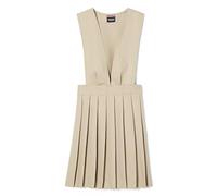 French Toast Girls' V-Neck Jumper School Uniform Dress, Khaki, 10