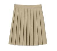 French Toast Little Girls' Pleated Skirt, Khaki, 4