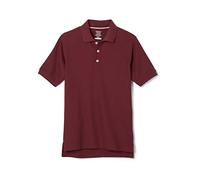 French Toast Unisex-Kids Short Sleeve Pique Polo Shirt, Red, 10