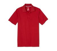 French Toast Unisex Short Sleeve Moisture Wicking Stretch Sport Polo Shirt, Red, 8