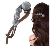 French Twist Barrette Fashion Pearl Decor Non Slip Jaw Clip