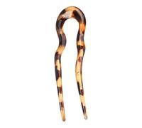 French Twist Hair Pin, French Twist Pin, French Twist Hair Pin, Hair Fork, French Hair Pins for Women, Simple Glossy U-Shaped Coiffure Insert, Spotted Vintage Hairpin, U-Shaped Hairpin