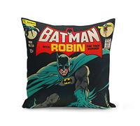 French Unicorn Batman & Robin Super Hero Cushion Cover 40 x 40 cm, Red, Blue, Yellow, Print Pattern, Home Decoration