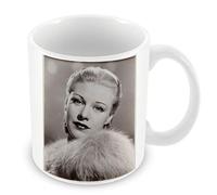 French Unicorn Ceramic Coffee Mug 325ml Famous Ginger Rogers Retro Vintage Movie Star Actress 4