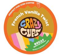 French Vanilla Flavoured Coffee Pods - Amazing Decaffeinated French Vanilla Twist Capsules for Keurig K Cup Brewing Machines 22 Pack (Pack of 1)