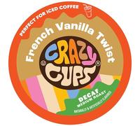 French Vanilla Flavoured Coffee Pods - Amazing Decaffeinated French Vanilla Twist Capsules for Keurig K Cup Brewing Machines 22 Pack (Pack of 1)