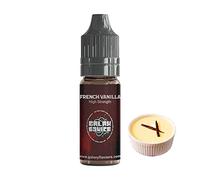 French Vanilla Food Flavouring Drops | High Strength Smooth Creamy Vanilla Concentrated Essence for Baking, Drinks & Desserts | 10ml