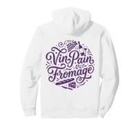 French Vin Pain Fromage Wine Bread Cheese Culture Pullover Hoodie