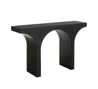 French Vintage Fireplace Mantel Surround Decorative Cabinet Entryway Sideboard Black Stove Photography Shelf Display Showcase Decorative(Medium)