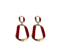 French vintage irregular twisted earrings with a fashionable design sense, new