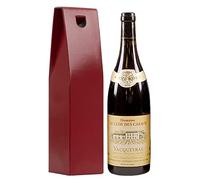 French Vintage Rhone Red Wine Gift - Domaine Le Clos des Cazaux Vacqueyras Cuvée Saint Roch 2000 - Rhône France 1 x 75cl, in a Red Gift Box