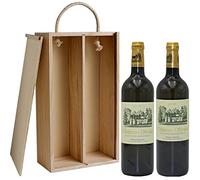 French White Wine Gift Set - Château Olivier Blanc 2005 & 2006 Duo, Pessac-Léognan Grand Cru Classé de Graves - 2 x 75cl in a Wooden Gift Box