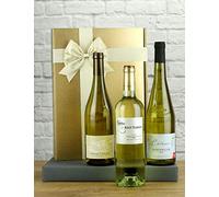 French White Wine Trio In Gold Gift Box