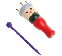 French Wooden Yarn Wool Knit Knitter Knitting Dolly Craft Loom Maker DIY Nice and Deft Multicoloured