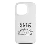Frenchi Dog This Is My Yoga Pose Funny Yoga Case for iPhone 13 Pro